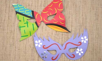 Máscaras de carnaval (DIY)